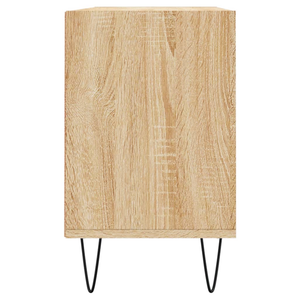 tv-bord 103,5x30x50 cm konstrueret træ sonoma-eg