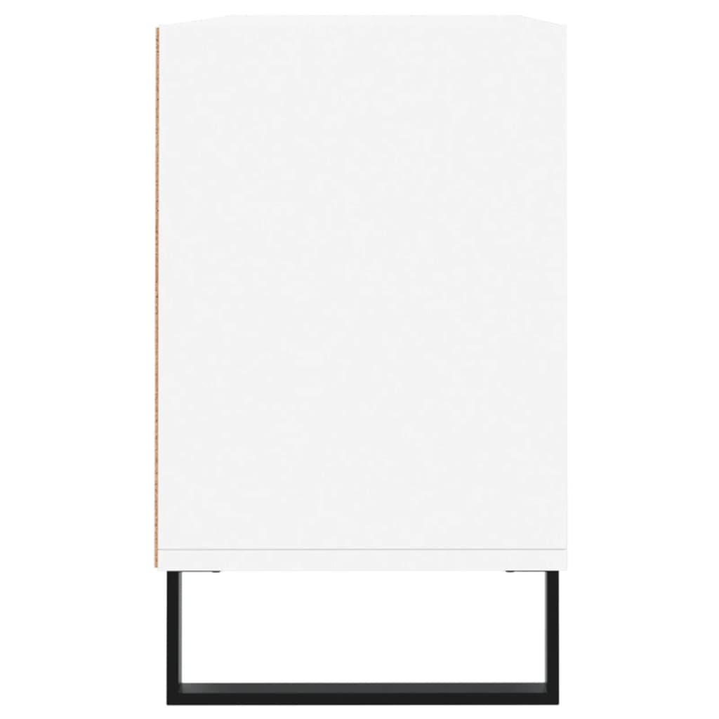 tv-bord 103,5x30x50 cm konstrueret træ hvid