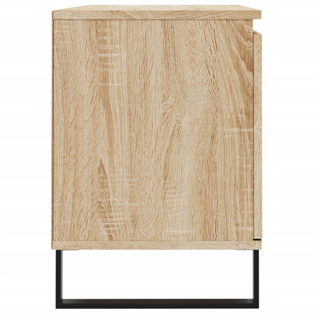 tv-bord 104x35x50 cm konstrueret træ sonoma-eg