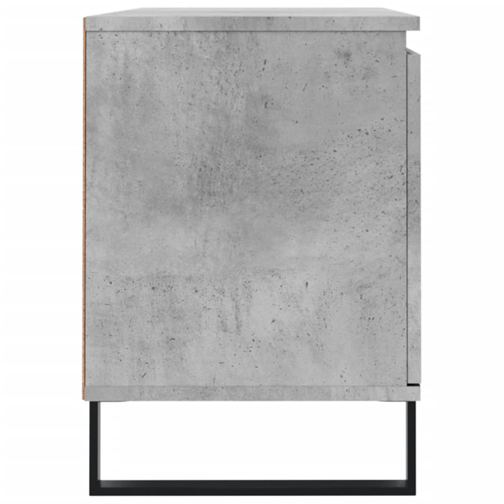 tv-bord 104x35x50 cm konstrueret træ betongrå