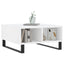 sofabord 60x60x30 cm konstrueret træ hvid