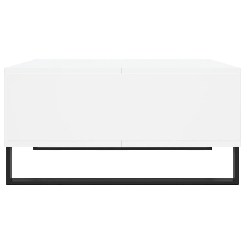 sofabord 60x60x30 cm konstrueret træ hvid