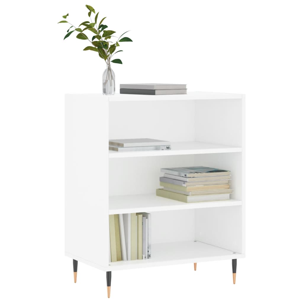 skænk 57x35x70 cm konstrueret træ hvid