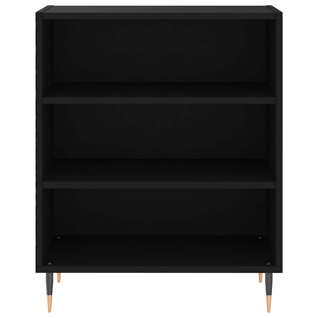 skænk 57x35x70 cm konstrueret træ sort