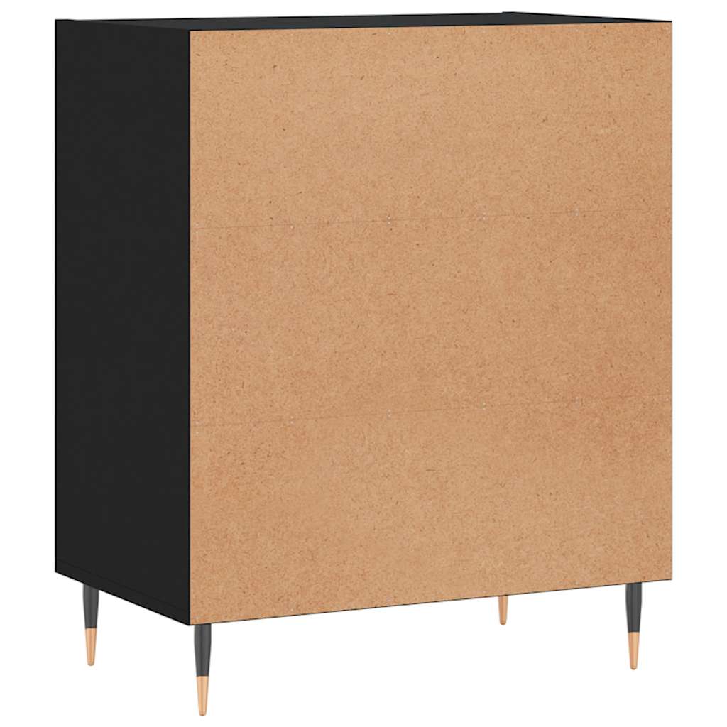 skænk 57x35x70 cm konstrueret træ sort