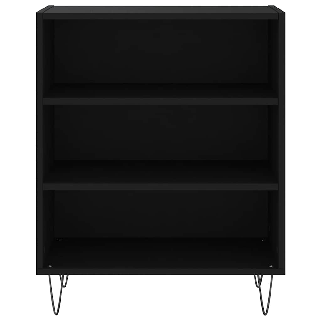 skænk 57x35x70 cm konstrueret træ sort
