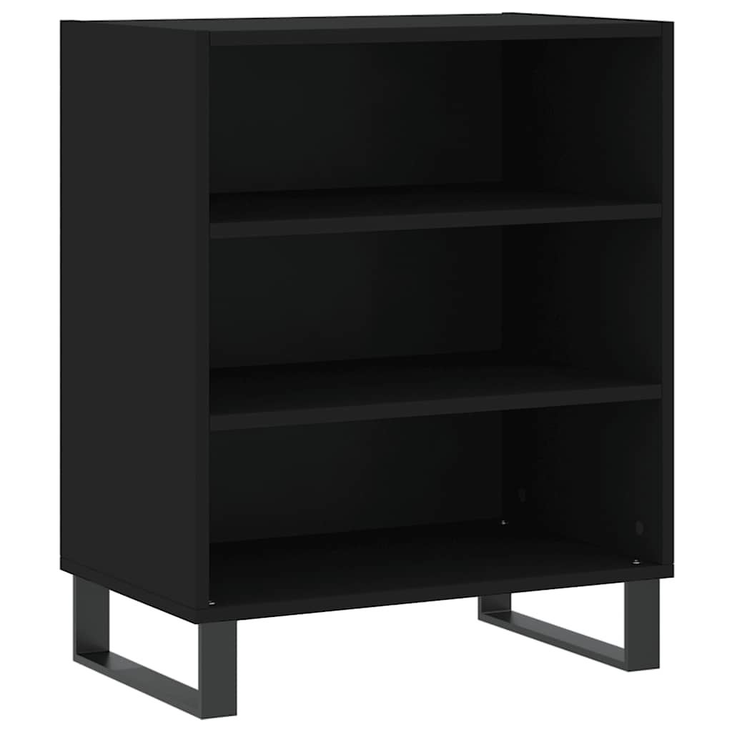 skænk 57x35x70 cm konstrueret træ sort