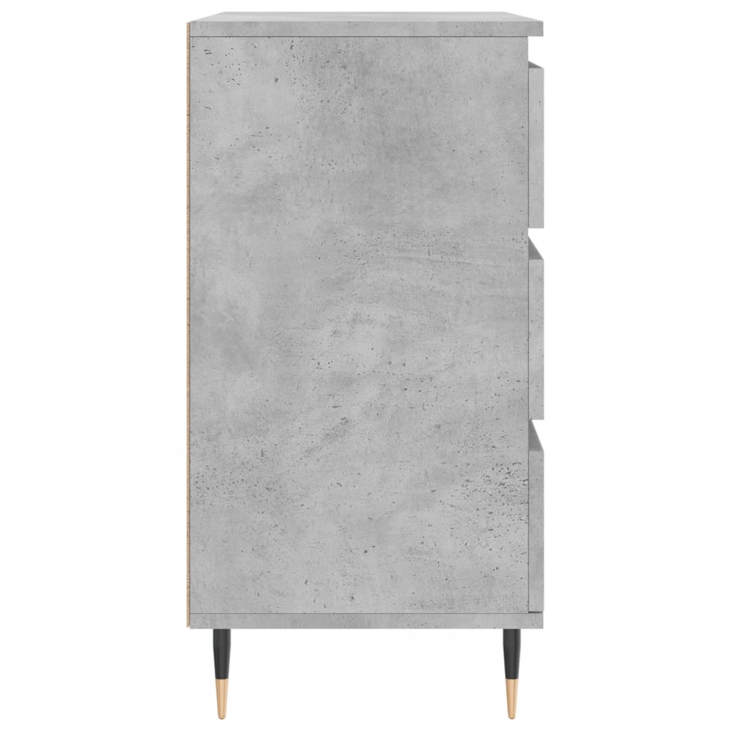 skænk 60x35x70 cm konstrueret træ betongrå