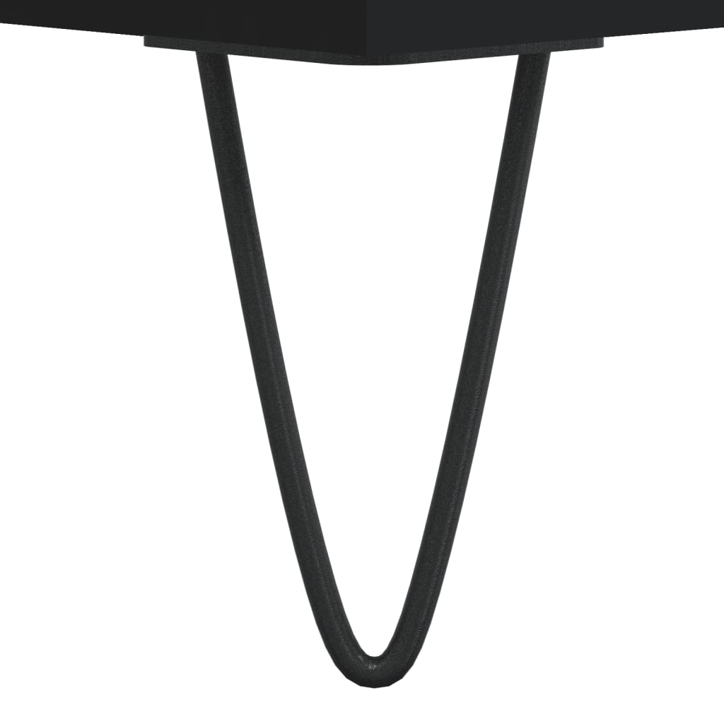 skænk 60x35x70 cm konstrueret træ sort