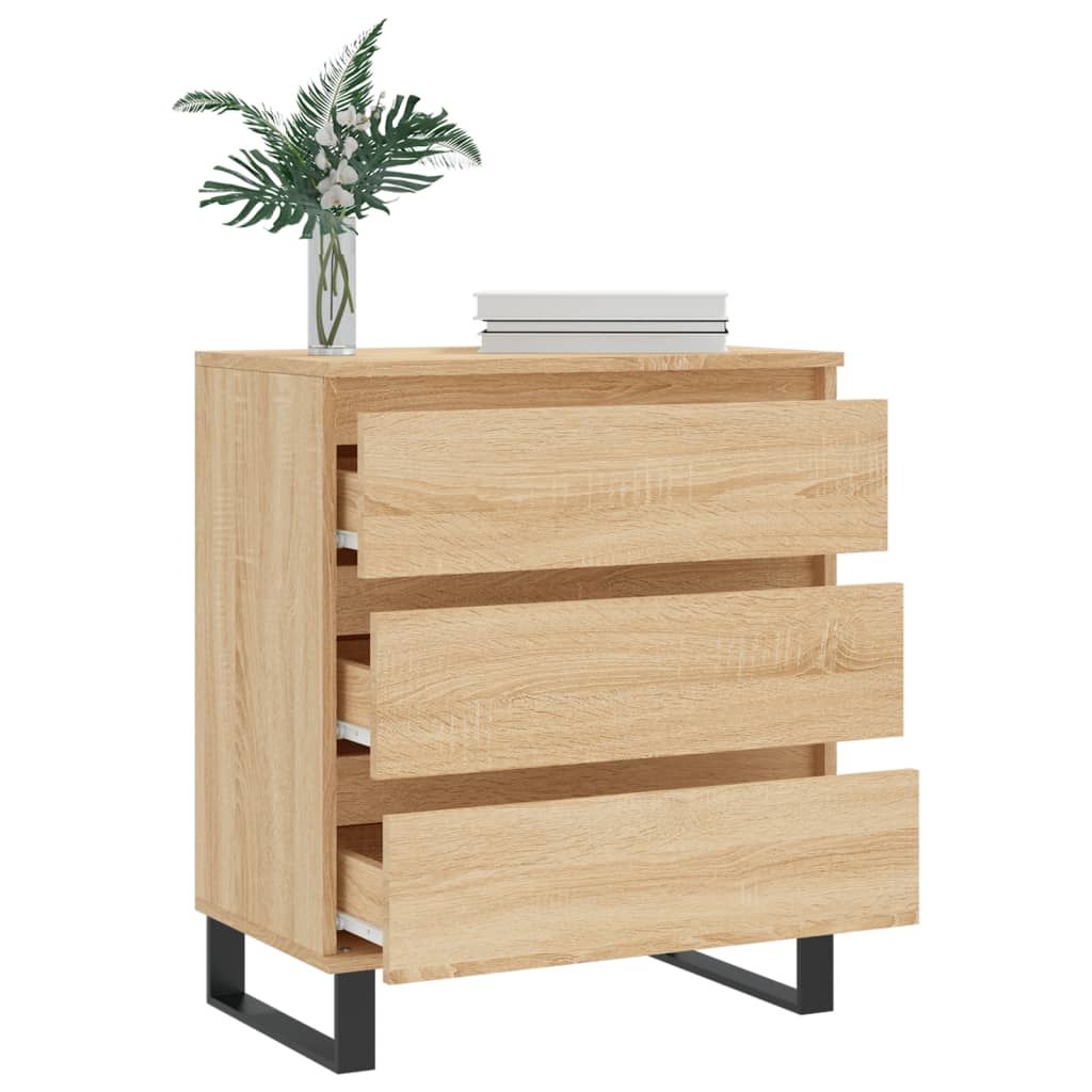skænk 60x35x70 cm konstrueret træ sonoma-eg