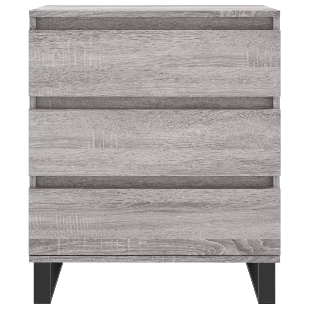 skænk 60x35x70 cm konstrueret træ grå sonoma-eg