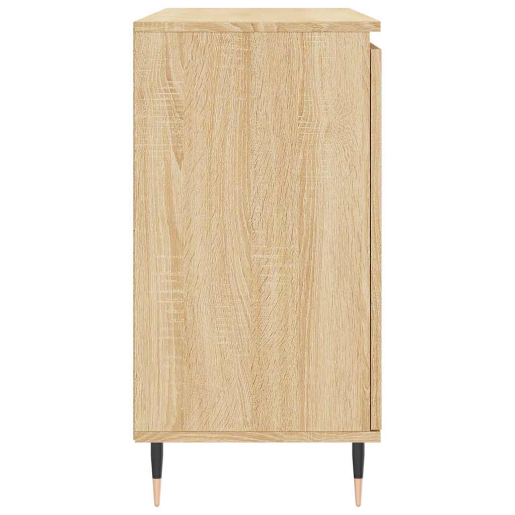 skænk 101,5x35x70 cm konstrueret træ sonoma-eg