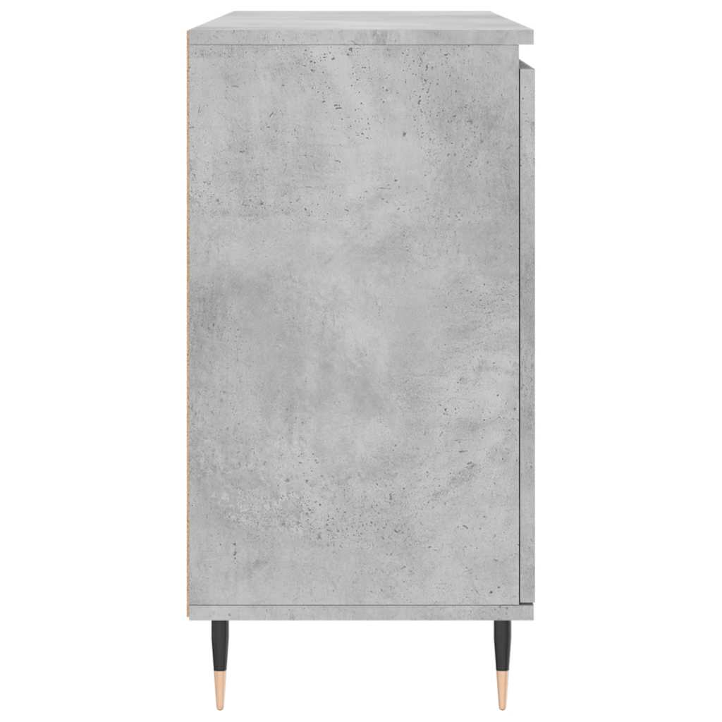 skænk 101,5x35x70 cm konstrueret træ betongrå