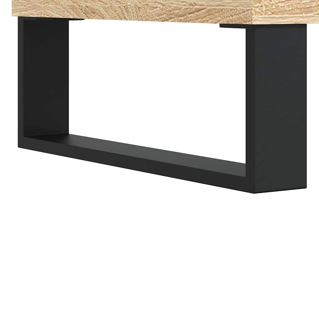 skænk 101,5x35x70 cm konstrueret træ sonoma-eg