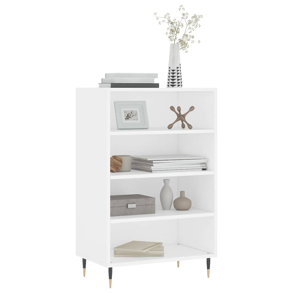 skab 57x35x90 cm konstrueret træ hvid