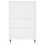 skab 57x35x90 cm konstrueret træ hvid