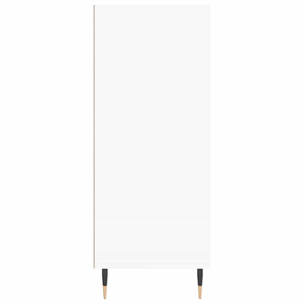 skab 57x35x90 cm konstrueret træ hvid