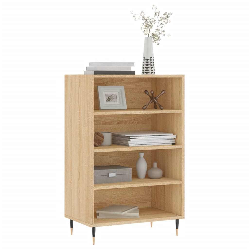 skab 57x35x90 cm konstrueret træ sonoma-eg