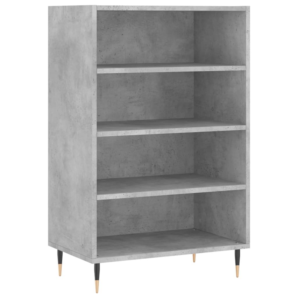 skab 57x35x90 cm konstrueret træ betongrå