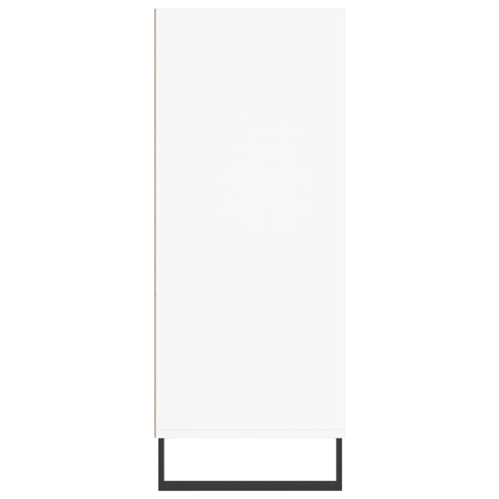 skab 57x35x90 cm konstrueret træ hvid