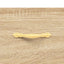 sengeborde 2 stk. 40x35x47,5 cm konstrueret træ sonoma-eg