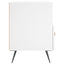 sengebord 40x35x47,5 cm konstrueret træ hvid