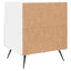 sengebord 40x35x47,5 cm konstrueret træ hvid