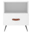 sengeborde 2 stk. 40x35x47,5 cm konstrueret træ hvid