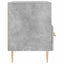 sengebord 40x35x47,5 cm konstrueret træ betongrå