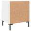 sengeborde 2 stk. 40x35x47,5 cm konstrueret træ hvid