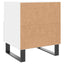 sengebord 40x35x47,5 cm konstrueret træ hvid
