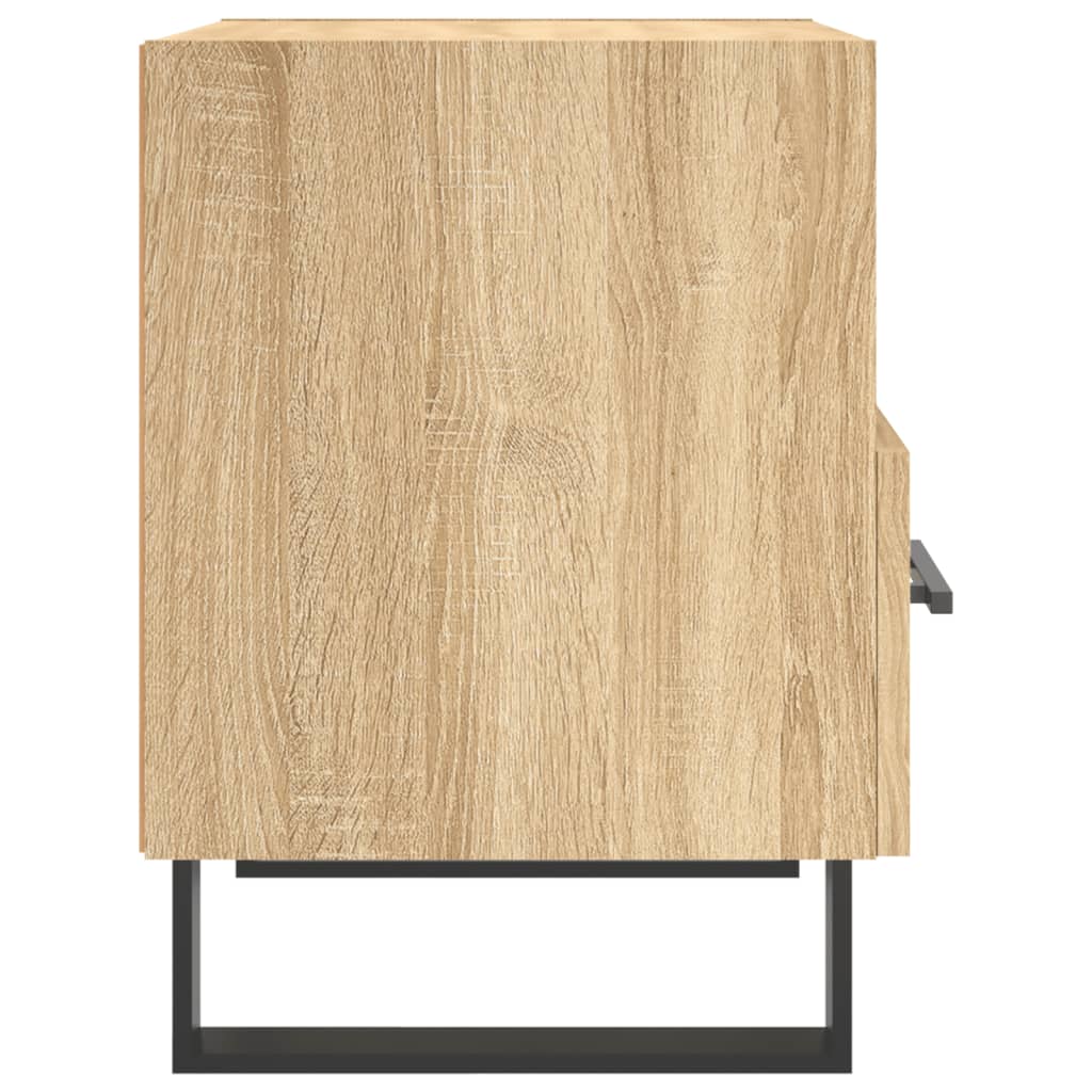 sengebord 40x35x47,5 cm konstrueret træ sonoma-eg