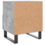 sengebord 40x35x47,5 cm konstrueret træ betongrå