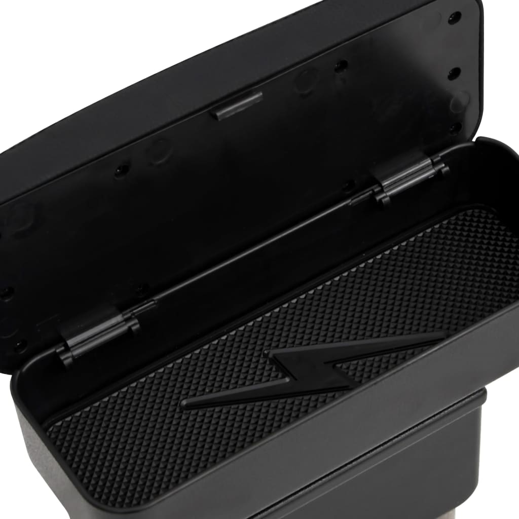 armlæn til bilen universal sort 23x8x(30-38) cm ABS