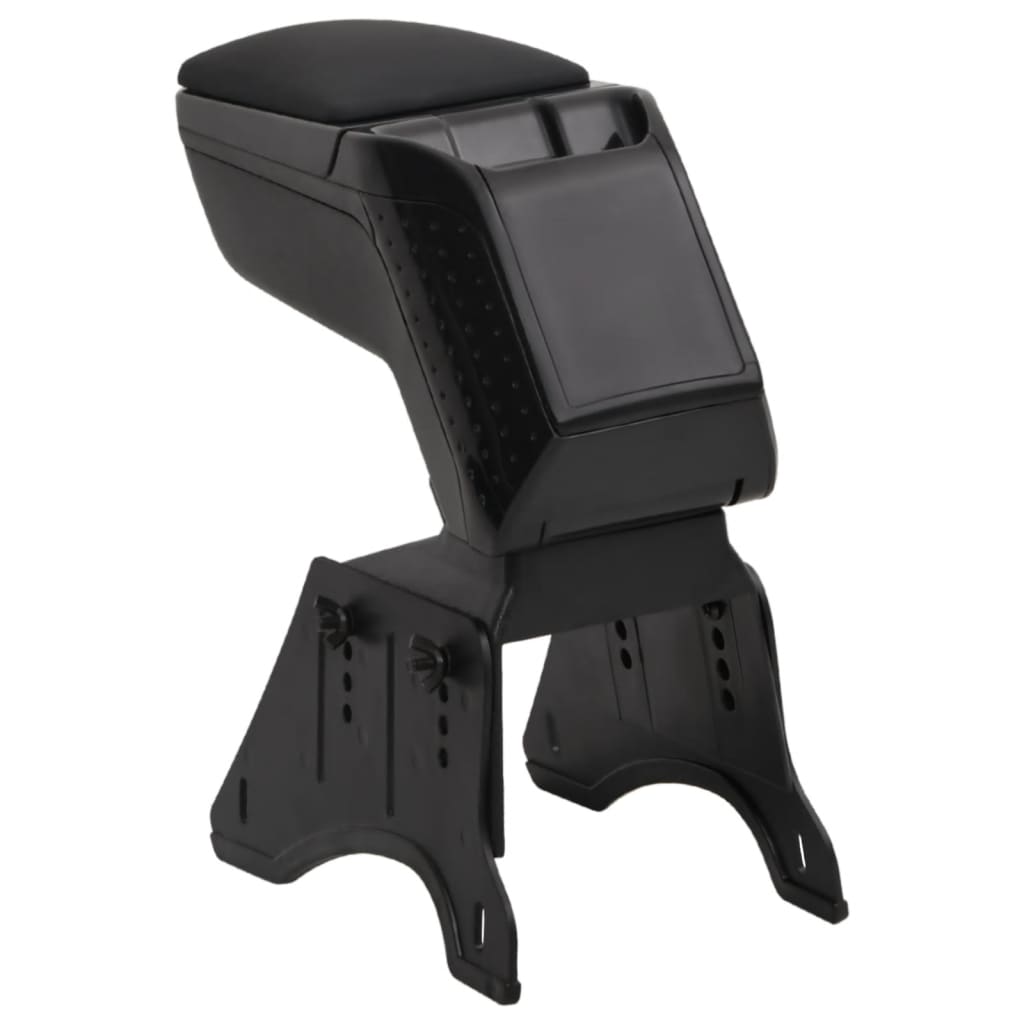 armlæn til bilen universal sort 13x33x(33-53) cm ABS