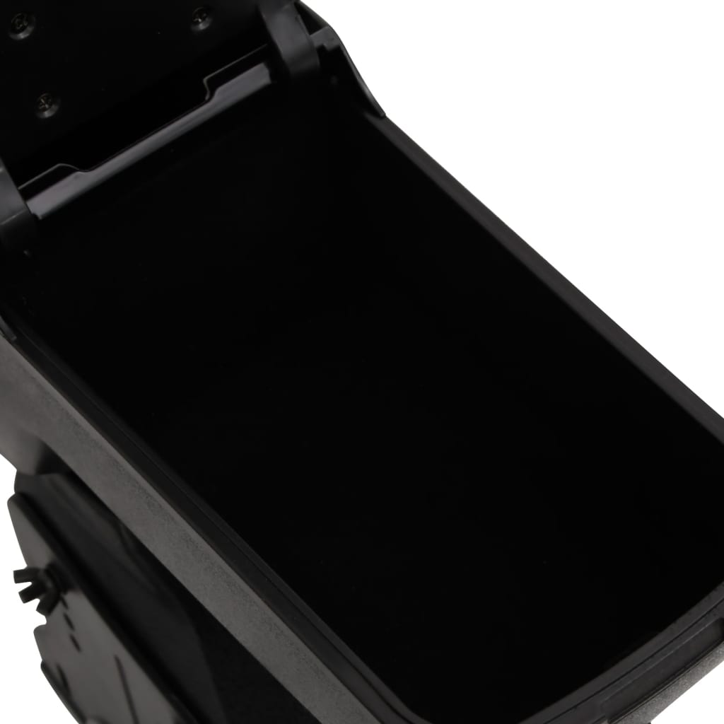 armlæn til bilen universal sort 13x33x(33-53) cm ABS