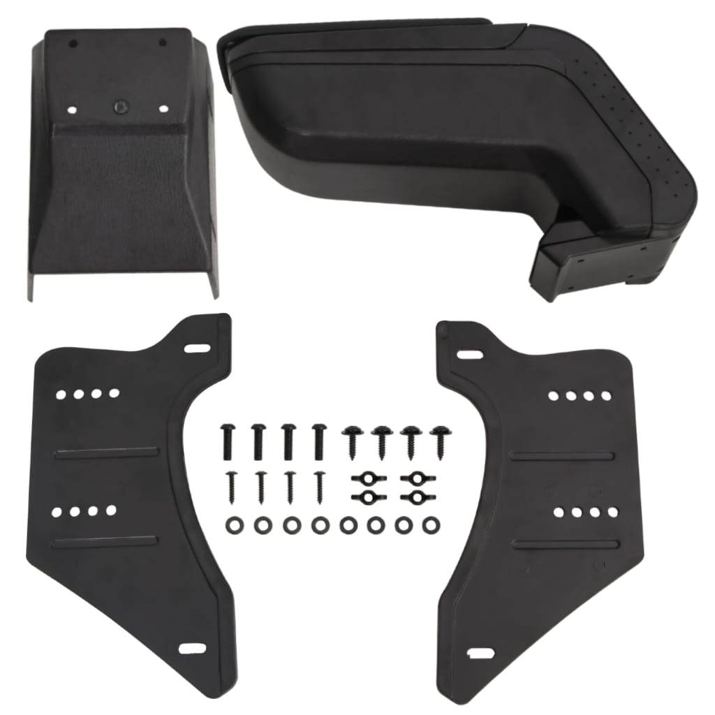 armlæn til bilen universal sort 14x30x(32-48,5) cm ABS