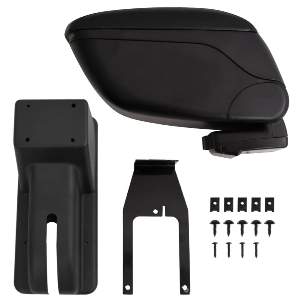 bilarmlæn Sort 12x29x(32-46) cm ABS