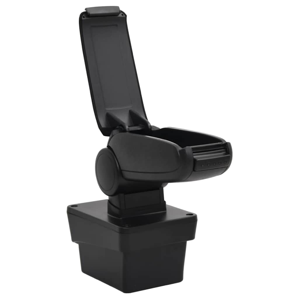 armlæn til SKODA OCTAVIA (efter 2014) sort 17x40x(31-49) cm ABS