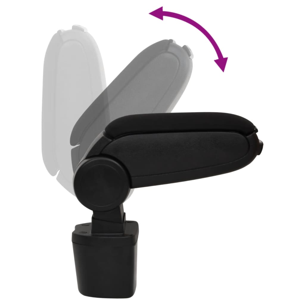 bilarmlæn til NISSAN JUKE (efter 2010) sort 14,5x31,5x(30-48) cm ABS