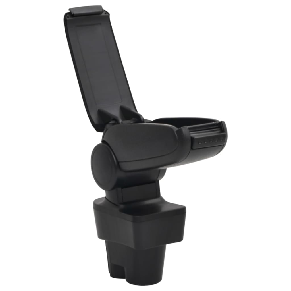 armlæn til PEUGEOT 207/207 SW/207 CC (2006) sort 12x36x(33,5-48) cm ABS