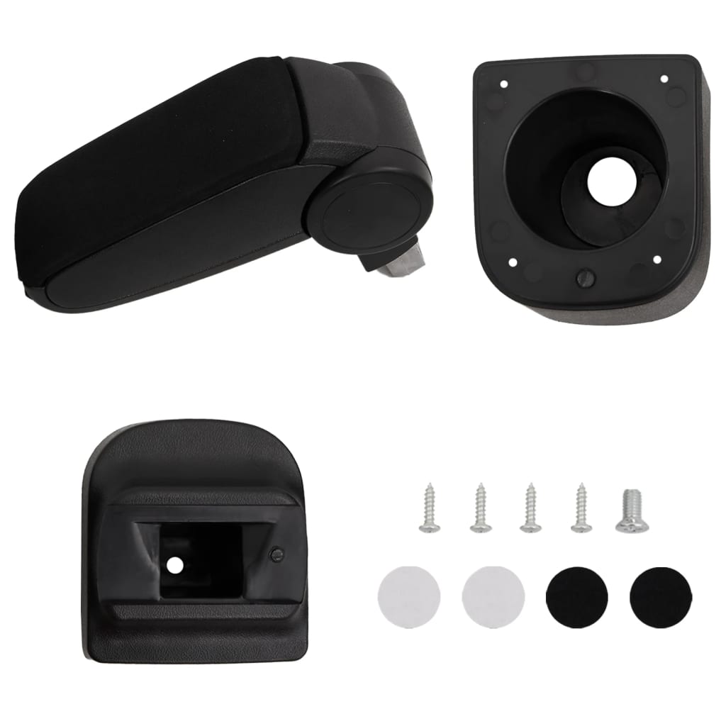 armlæn til VW POLO 6R/6C (2009-2017) sort 12x34x(35-47) cm ABS