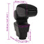 autoarmlæn Sort 11x35x(32-49) cm ABS