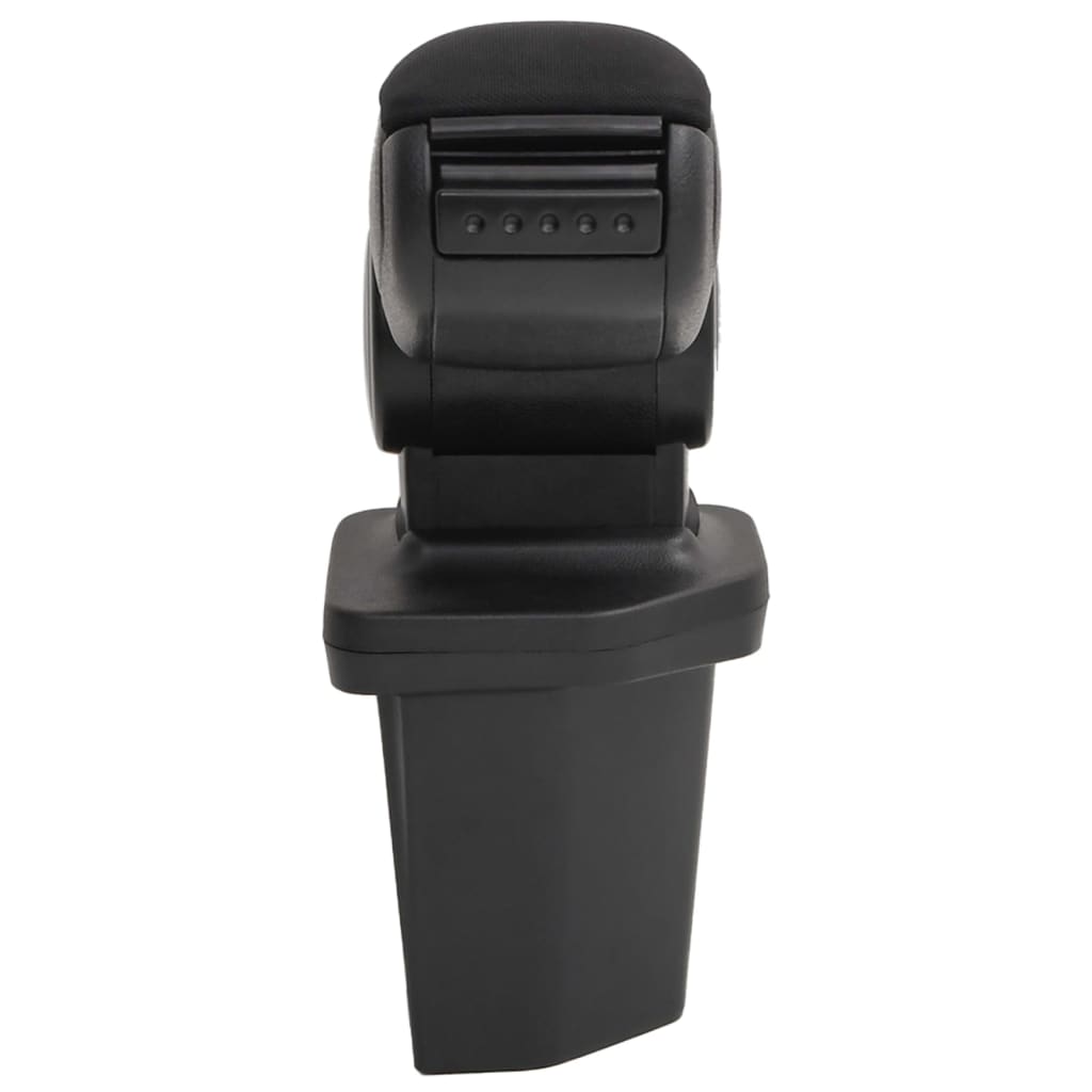 armlæn til bil til HYUNDAI I20 (2015-2019) sort 15x32x(40-52) cm ABS