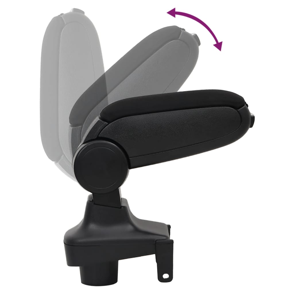 bilarmlæn til RENAULT CLIO LHD MK4 (2013) Sort 15x35x(30-47) cm ABS