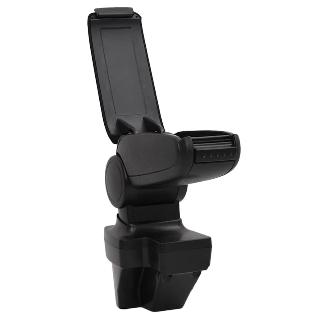 armlæn til bilen sort 15x35x(33-49,5) cm ABS