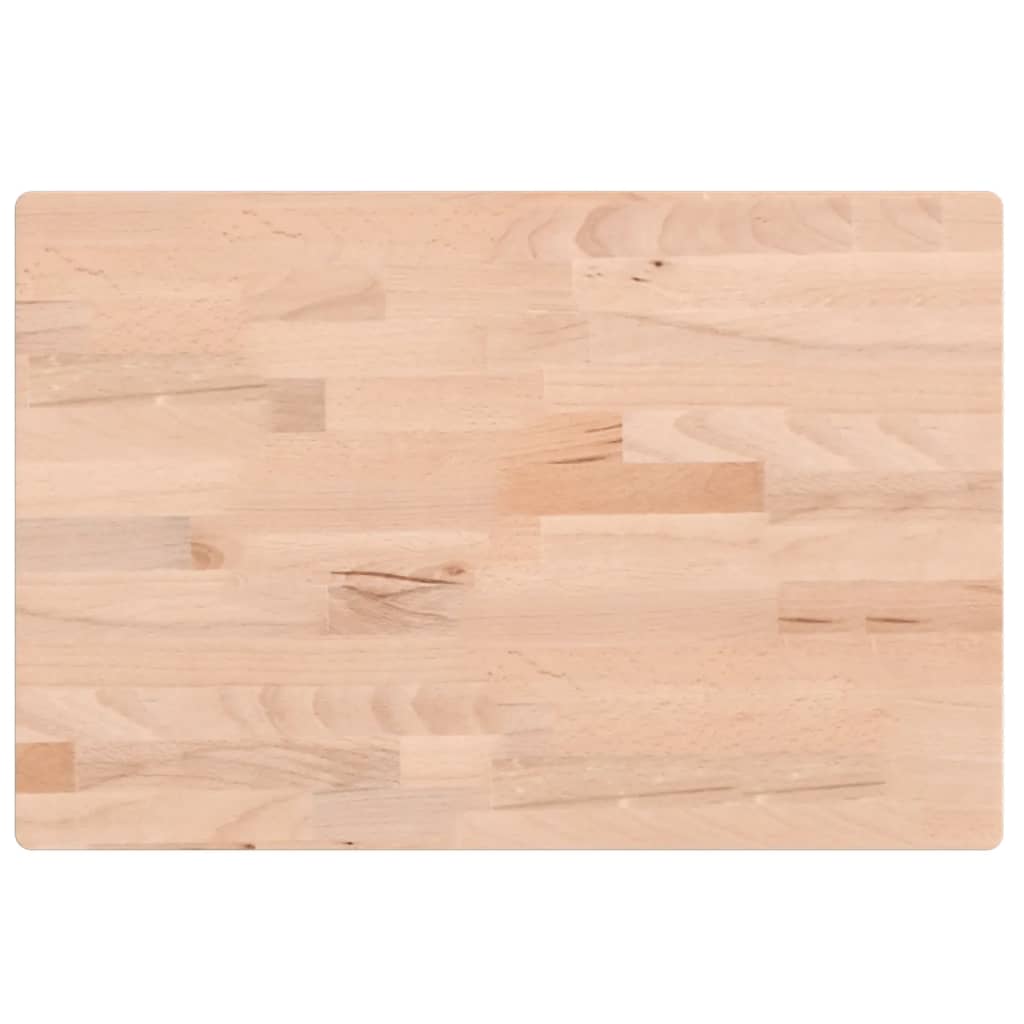 skærebræt 60x40x4 cm massivt bøgetræ