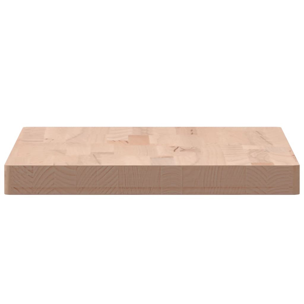 skærebræt 60x40x4 cm massivt bøgetræ