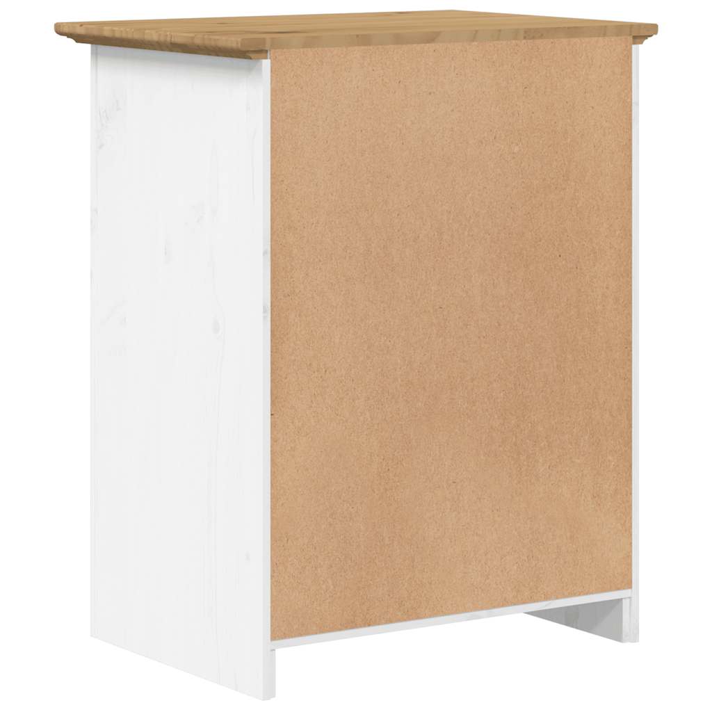 sengebord BODO 53x38,5x67 cm massivt fyrretræ brun