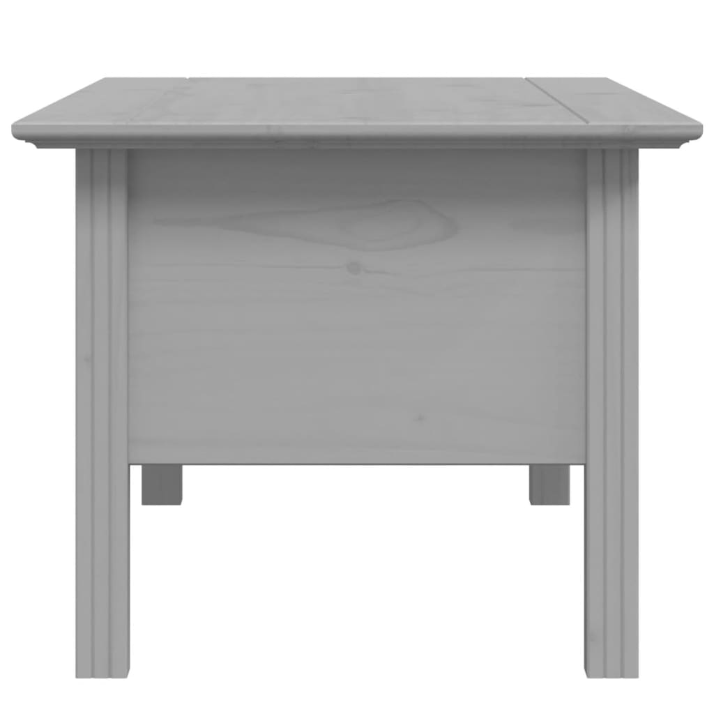 sofabord BODO 100x55x46 cm massivt fyrretræ grå